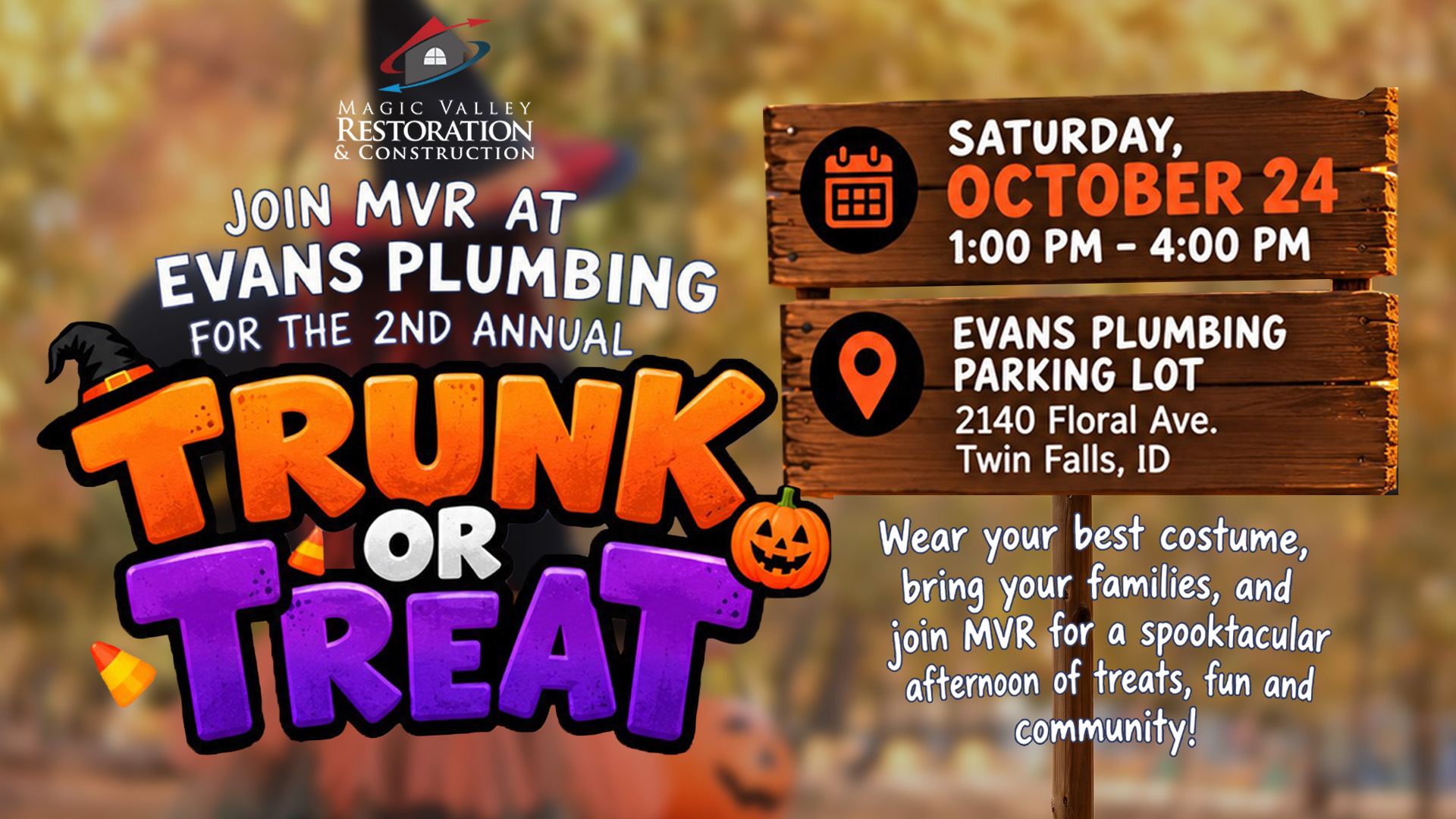 Trunk or Treat 2026 event announcement